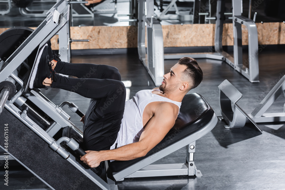 Side leg press machine sale