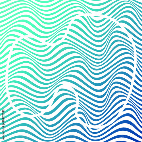 ABSTRACT COLORFUL GRADIENT WAVY LINE PATTERN BACKGROUND. COVER DESIGN 