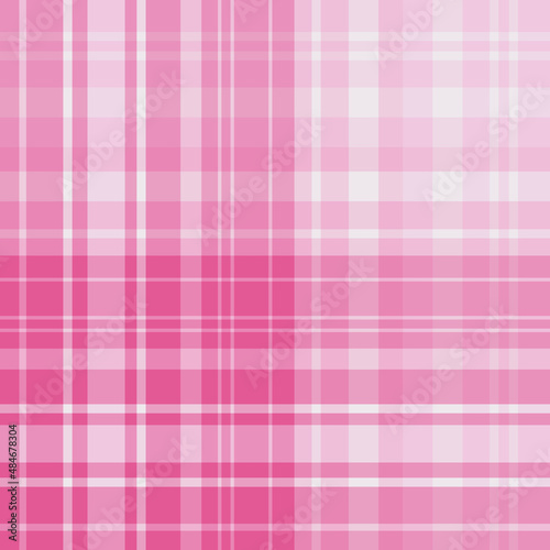 Seamless pattern in pink colors for plaid, fabric, textile, clothes, tablecloth and other things. Vector image.