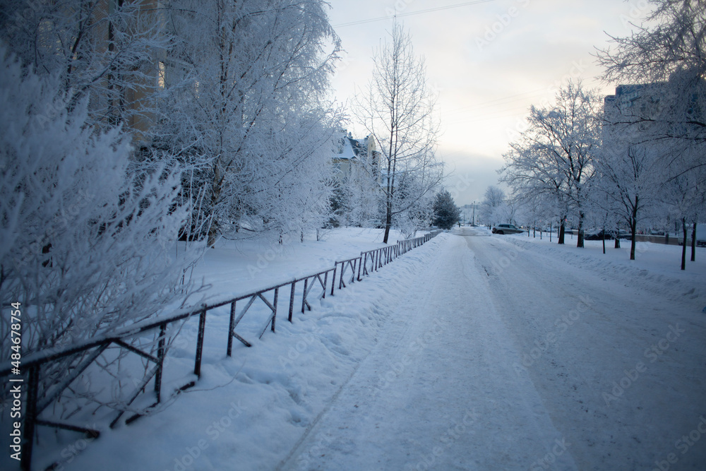 road in winter