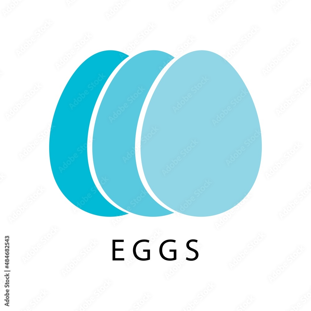 Egg icon logo vector design Egg icon logo vector design