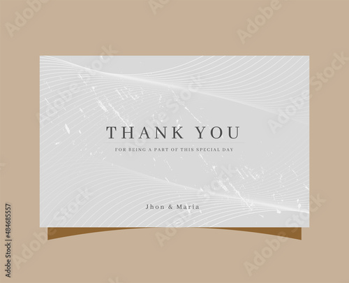 Thank you for coming to our wedding card template