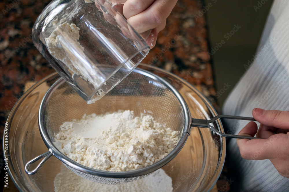 Fototapeta premium preparing the dough
