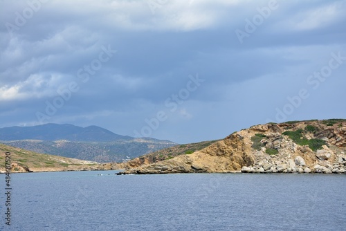 view of the sea and mountains