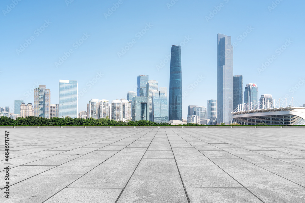 Road Surfaces and Financial District Buildings