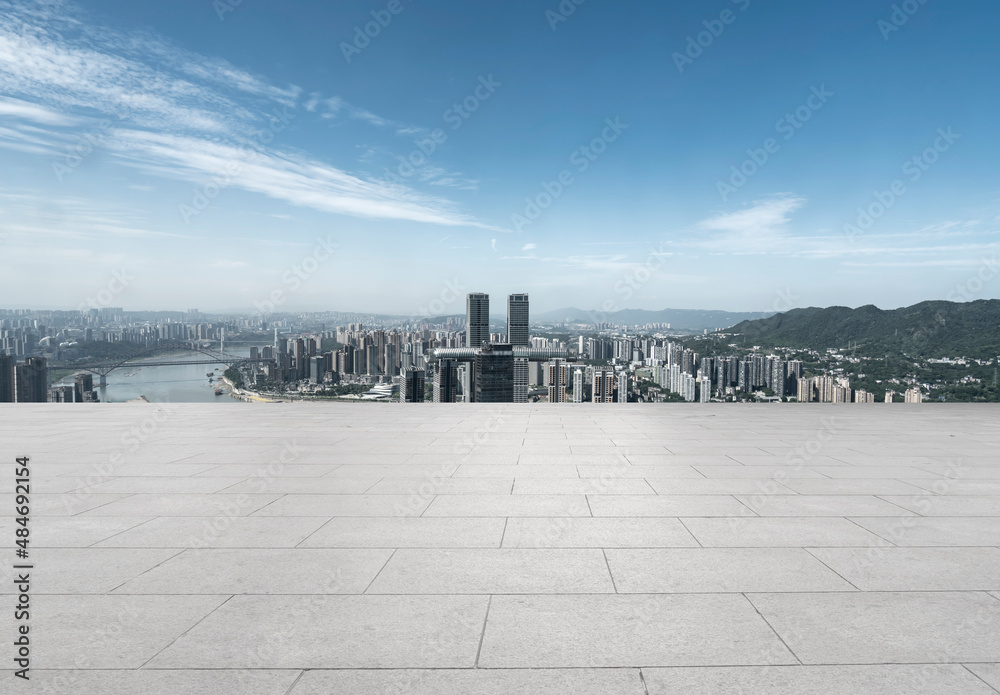 Road Surfaces and Financial District Buildings Road Surfaces and Financial District Buildings