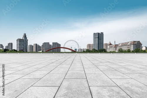 Road Surfaces and Financial District Buildings