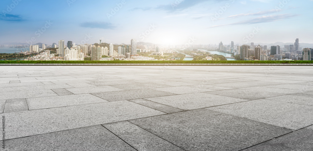 Road Surfaces and Financial District Buildings