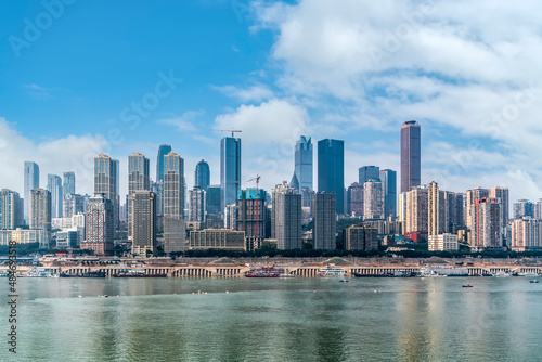 China chongqing city architecture skyline
