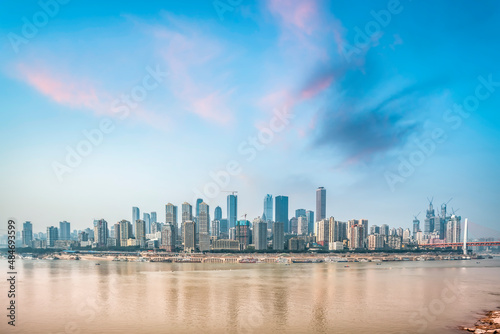 China chongqing city architecture skyline