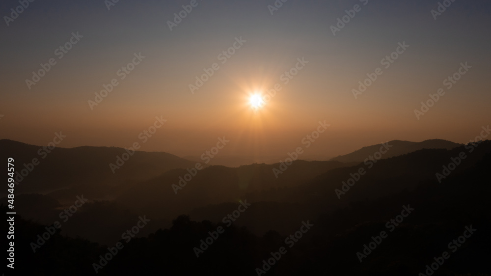 landscape aerial view morning sunlight and silhouette mountain photograph from drone for background abstract landscape aerial view morning sunlight and silhouette mountain photograph from drone for background abstract