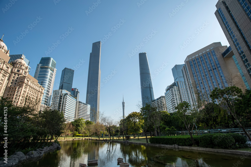 Guangzhou Financial Center Modern Office Building