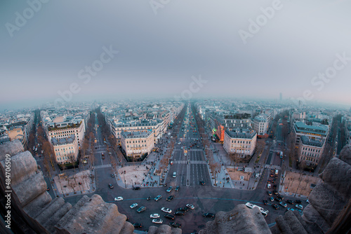 Air pollution view form Paris