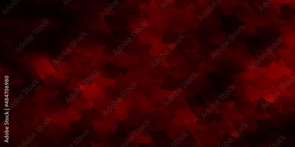 Dark Red vector template with rectangles. - obrazy, fototapety, plakaty 