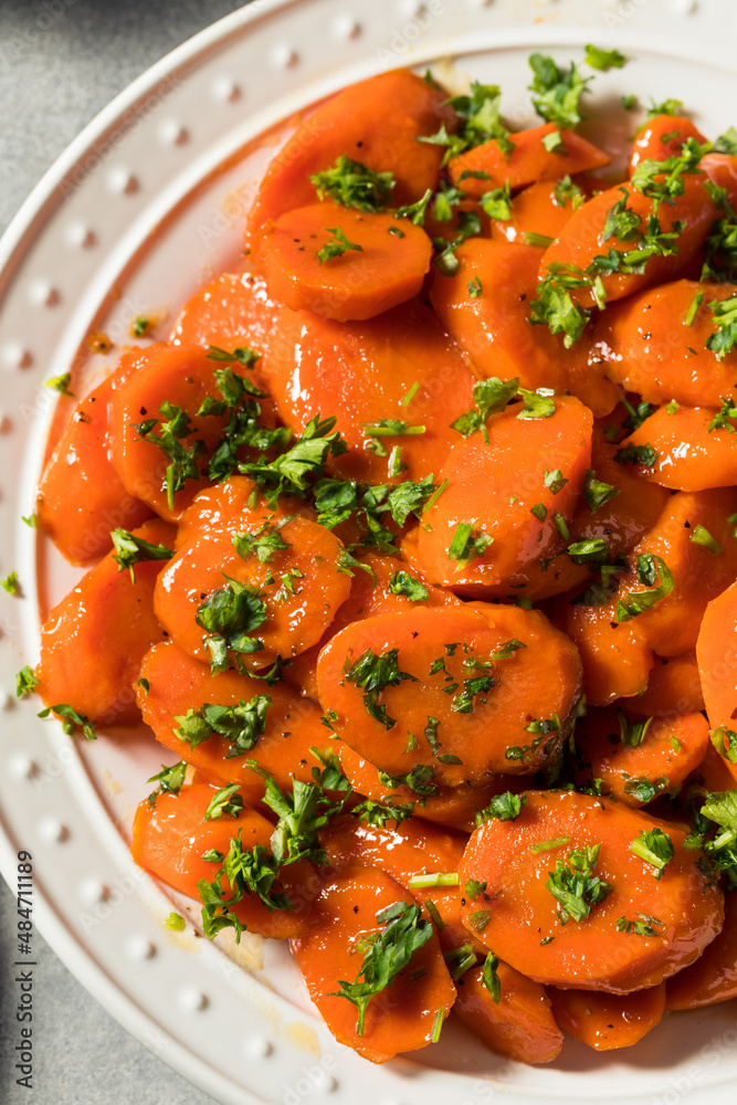 Homemade Baked Sugar Glazed Carrots