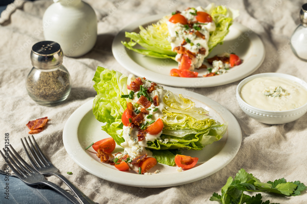 Homemade Healthy Iceberg Wedge Salad