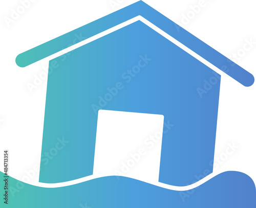 House flood icon