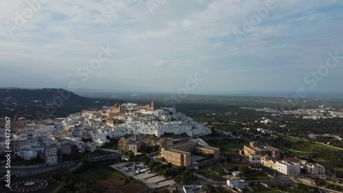 Aerial view of Ostuni 