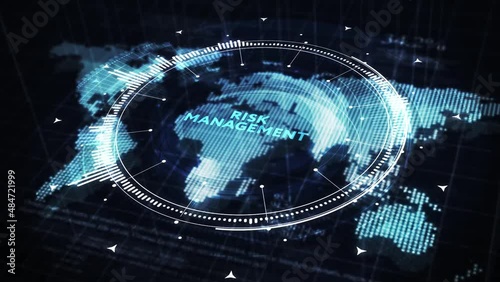 Risk Management and Assessment for Business Investment Concept. Business, Technology, Internet and network concept.