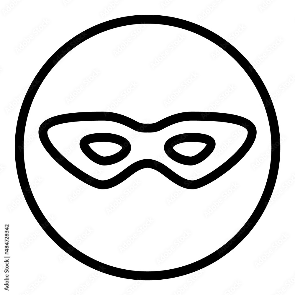 Thief Flat Icon Isolated On White Background Thief Flat Icon Isolated On White Background
