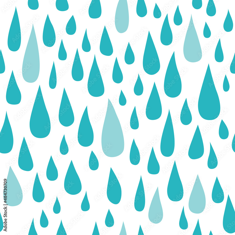 Simple vector background with raindrops. Simple vector background with raindrops.