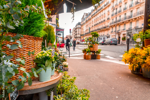 Fototapeta Naklejka Na Ścianę i Meble -  General street view from Paris, the French capital
