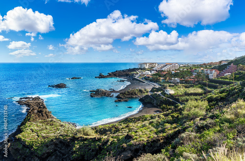 Landscape with Los Cancajos, Canary island, Spain