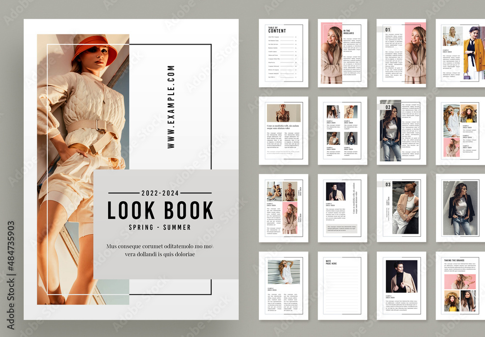 Lookbook Fashion Magazine Stock Template Adobe Stock Lookbook Fashion Magazine Stock Template Adobe Stock