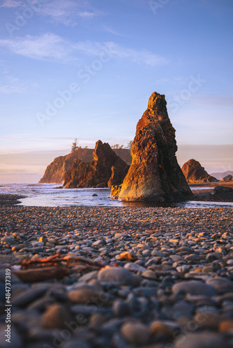 Sunset Over Ruby Beach, Olympic National Park!