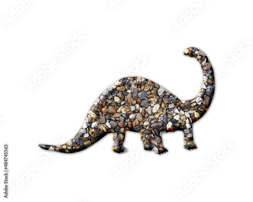 Dinosaur Dino T rex Stones Icon Logo Symbol illustration © SunFrot