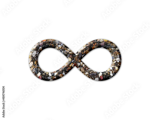 Infinity limitless infinite Stones Icon Logo Symbol illustration