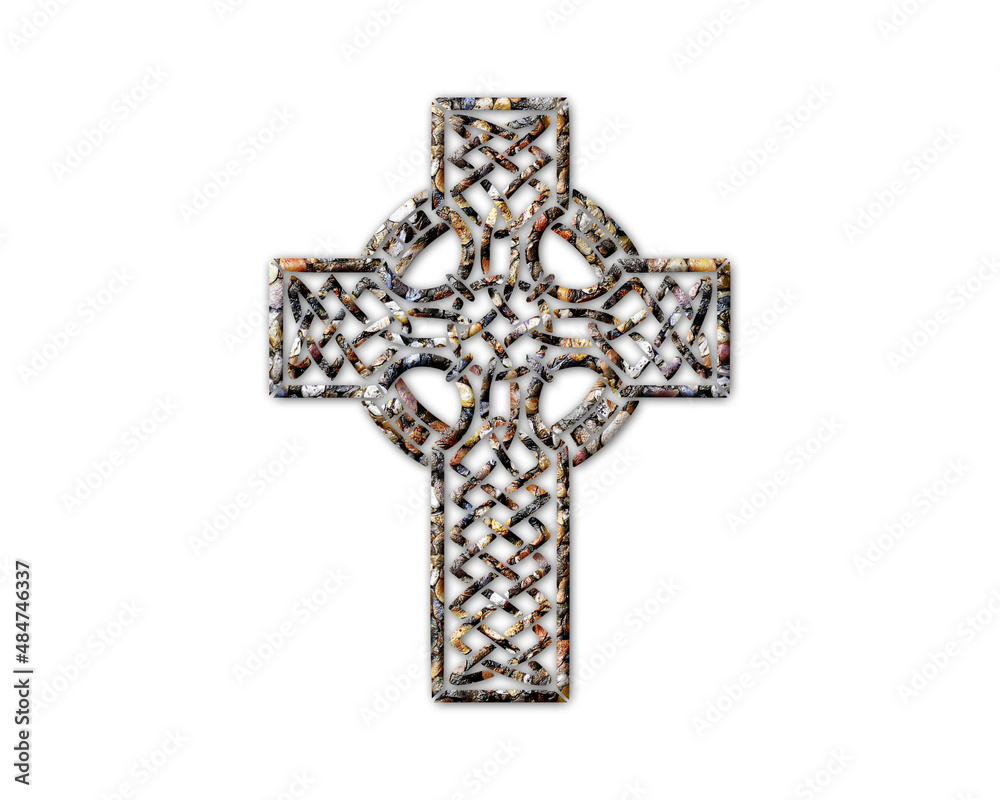 Christian Church Cross Stones Icon Logo Symbol illustration