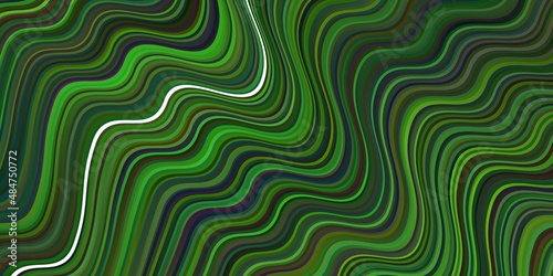 Light Green vector background with wry lines.