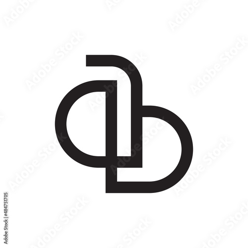 Creative letter AB monogram logo design