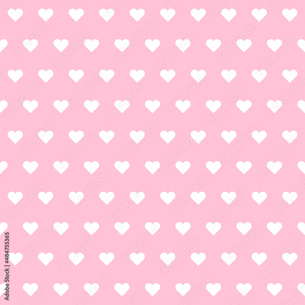 Happy Valentine day. Hearts pattern