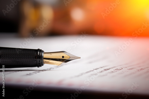 Law, notary, attorney background theme photo