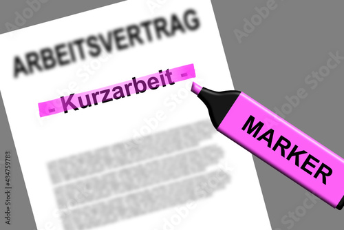 Arbeitsvertrag Kurzarbeit