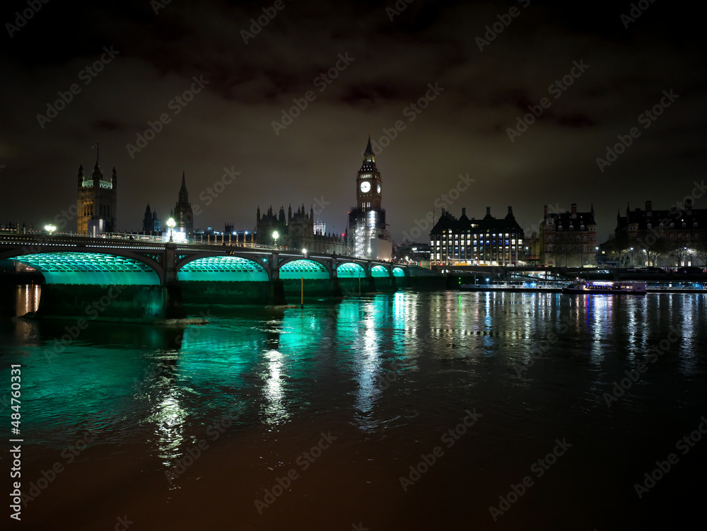 bridge at night