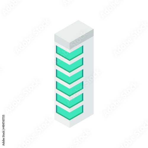 Isometric building