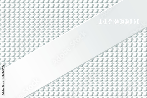 Abstract luxury background with beads. Vector illustration.