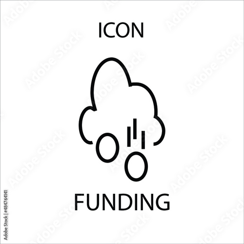 funding icon for business, web and presentation use