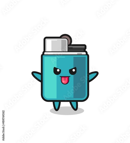 naughty lighter character in mocking pose