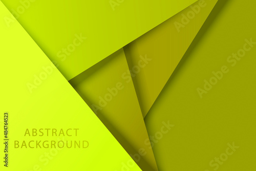 Yellow geometric background. Vector illustration.