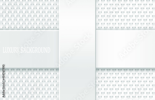 White luxury background. Vector illustration.