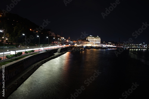 night view of the river