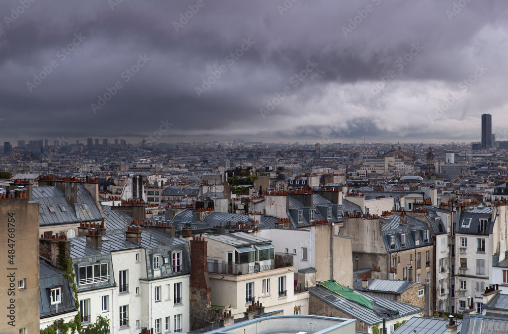 Storm Clouds Over Paris