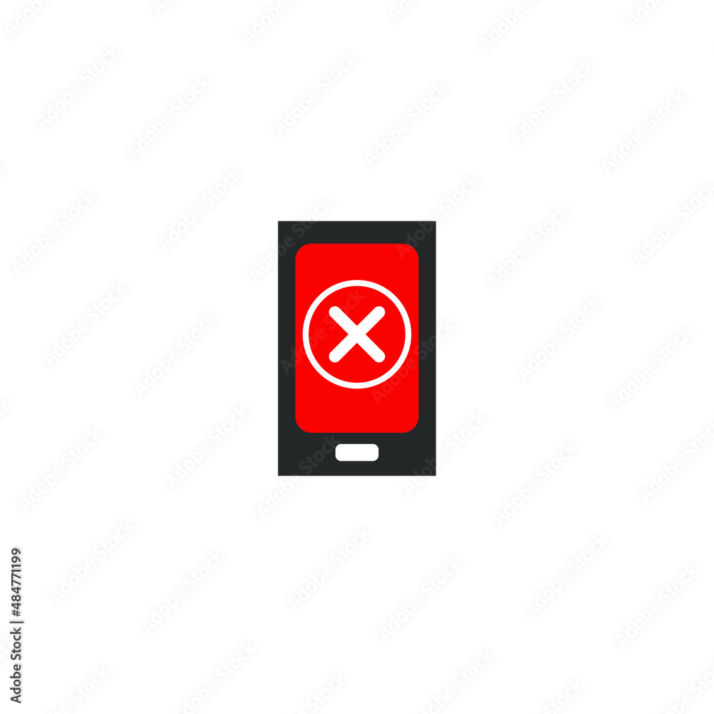 No cell phone sign. Icon no talking and calling. Cell phone prohibition No cell phone sign. Icon no talking and calling. Cell phone prohibition