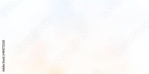 Light Orange vector background with clouds.