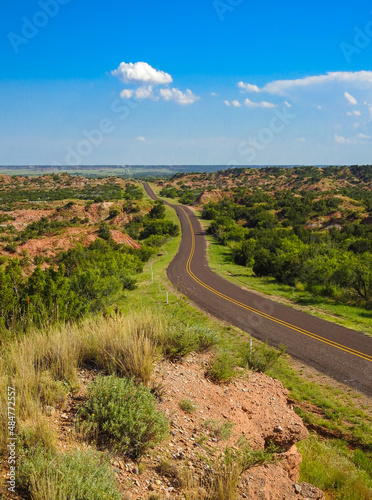 road in the countryside