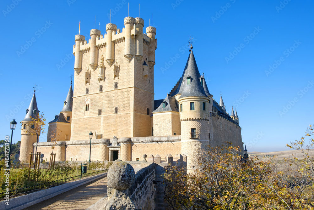 Alcazar fortress in Segovia, Castilla y León, Spain